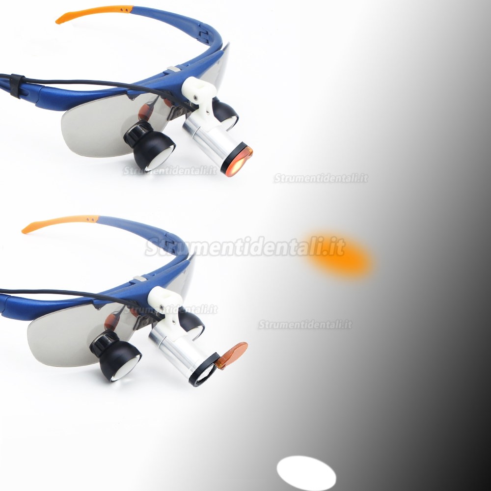 KWS FD-504G-3 occhiali ingranditori 2.0X-2.5X per dentisti e ORL (personalizza privata)